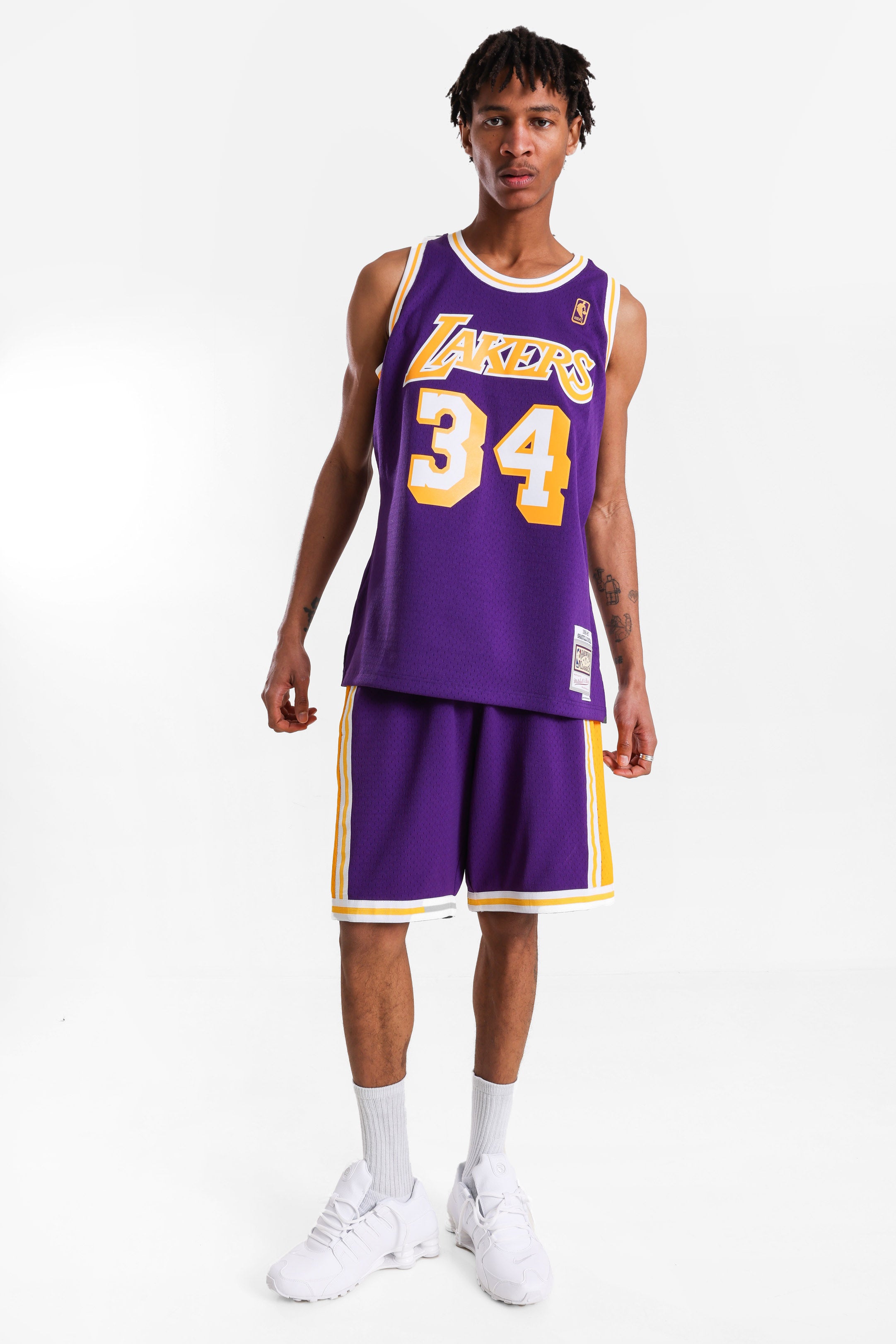 Mesh Tanktop - Purple + White