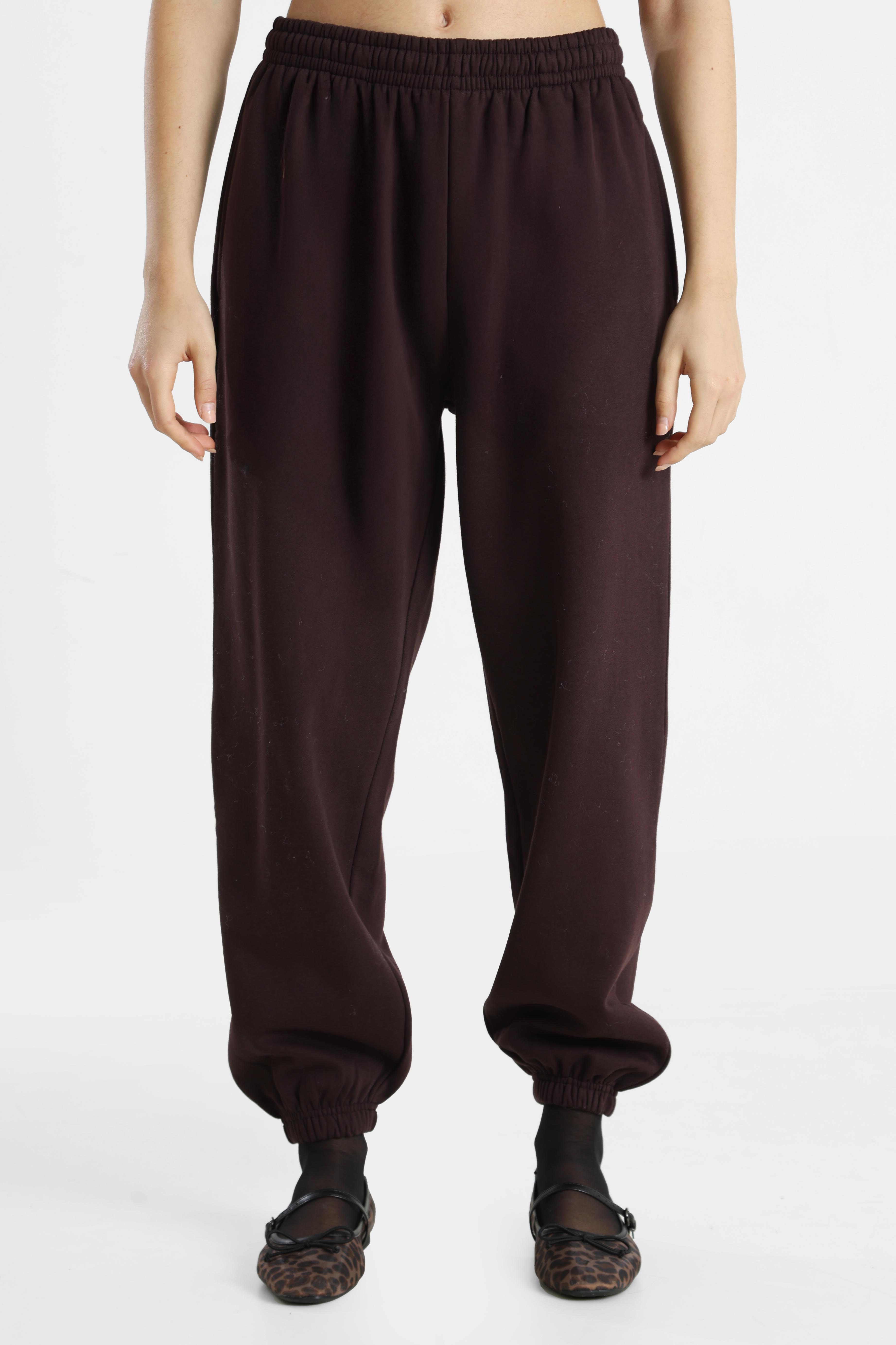 Pantalon sweat - Marron foncé