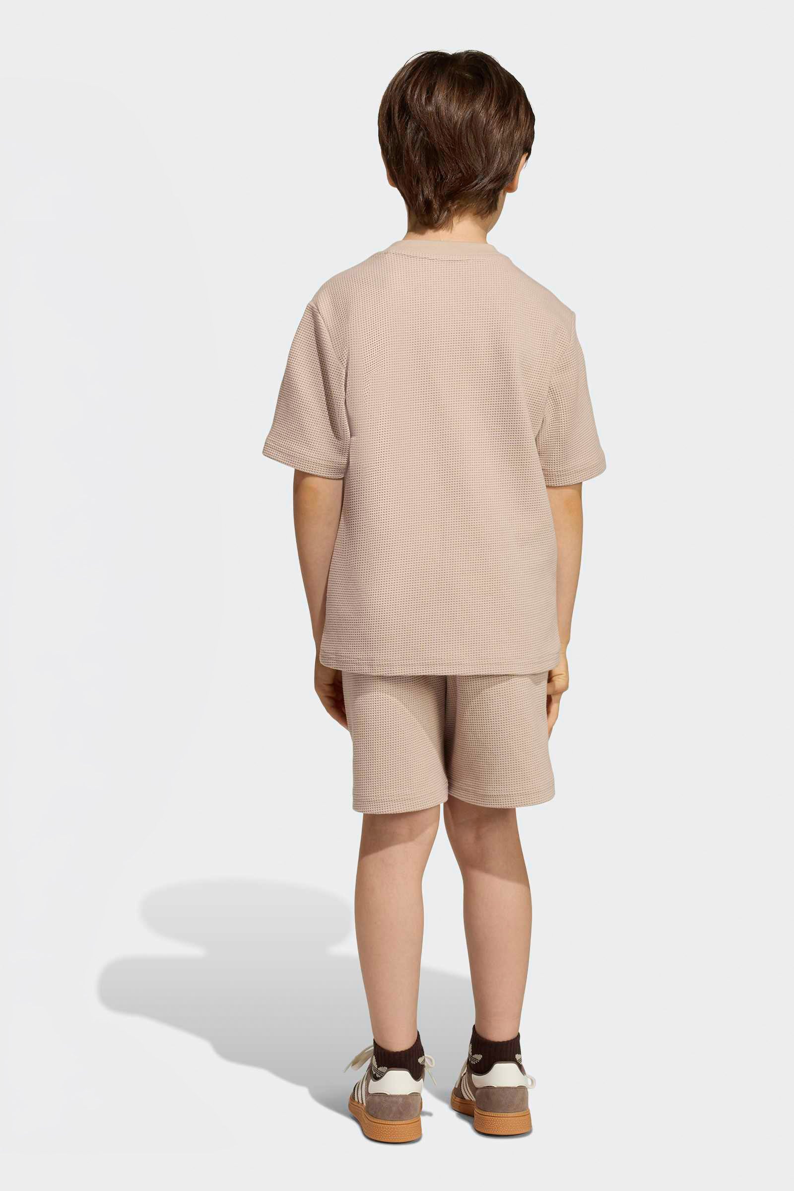 Kids-Set mit Waffelstruktur - Stone Khaki