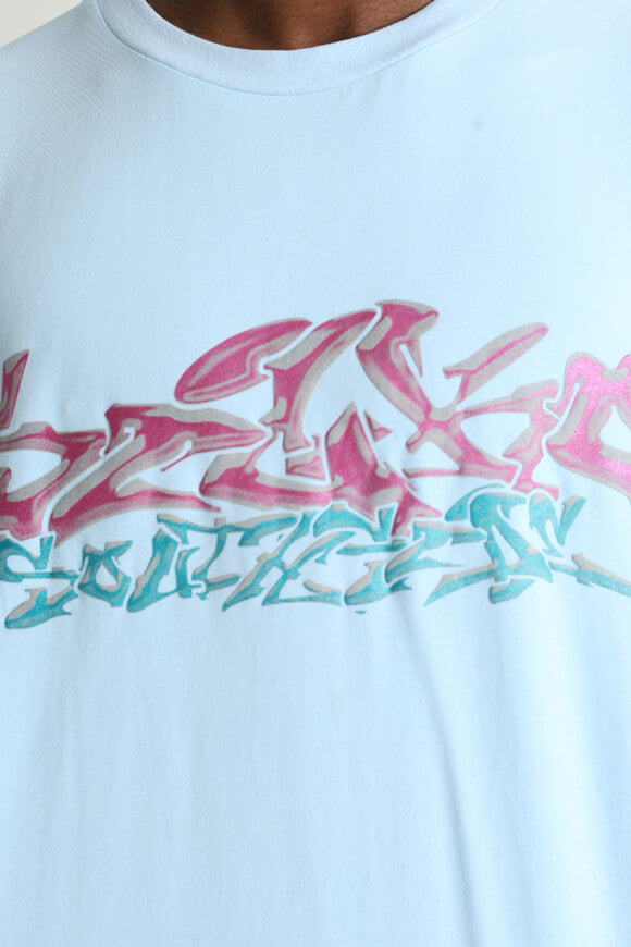 T-Shirt ample - Bleu clair