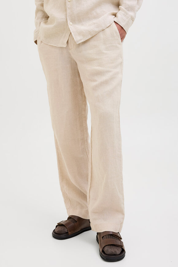 Pantaloni Lawrence in lino chino - Silver Lining
