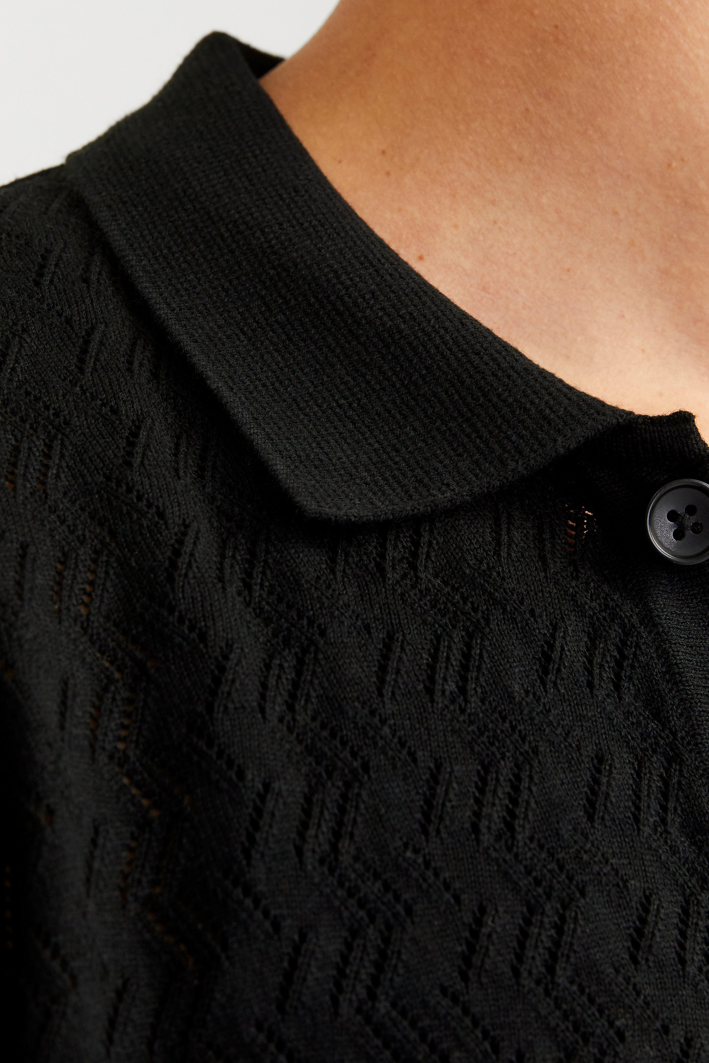 Tyler knitted shirt - Black