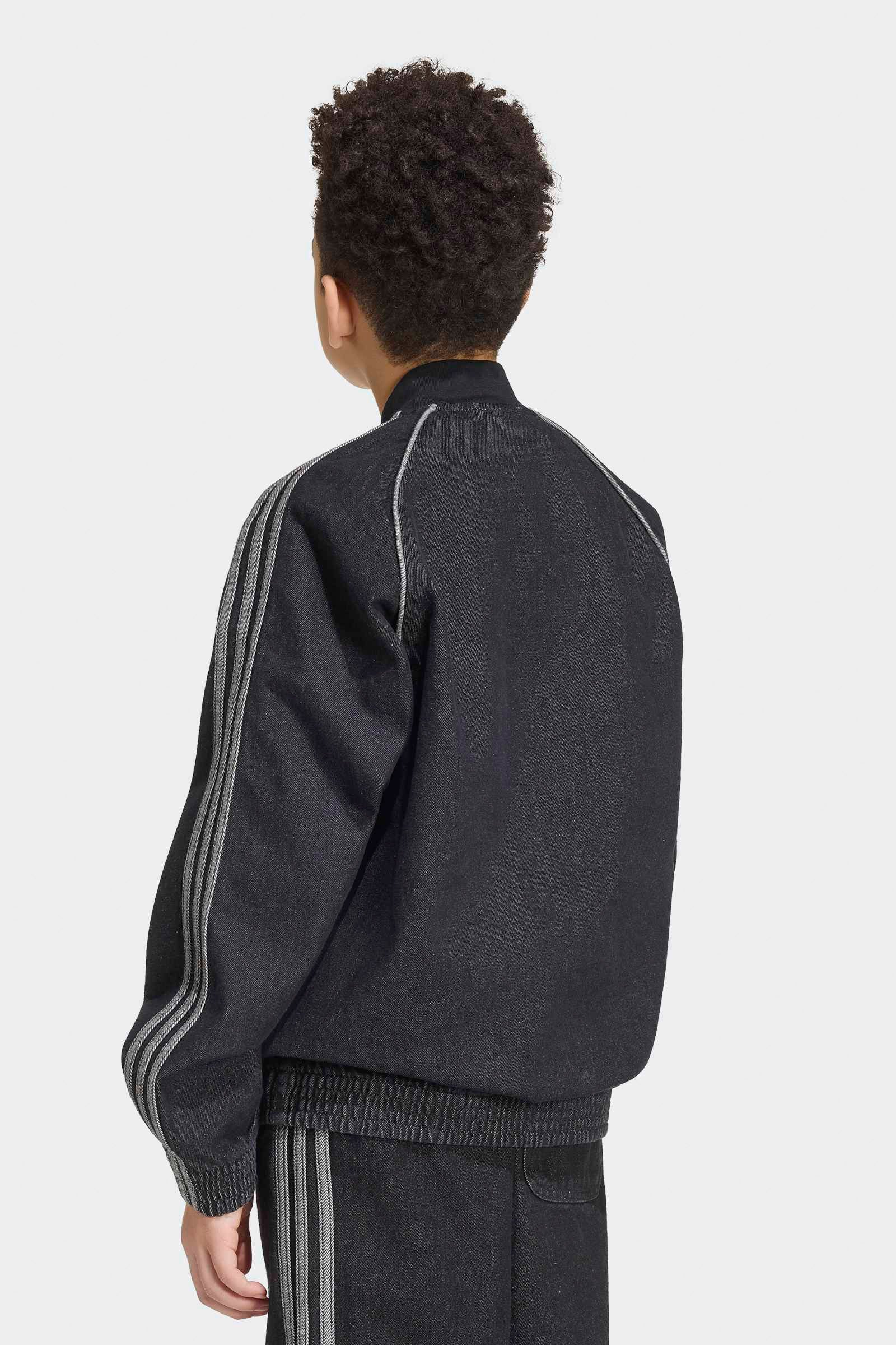 Denim track jacket - True Black Denim