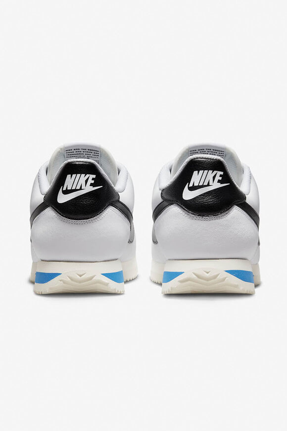 Cortez Sneaker - White + Black + Light Photo Blue