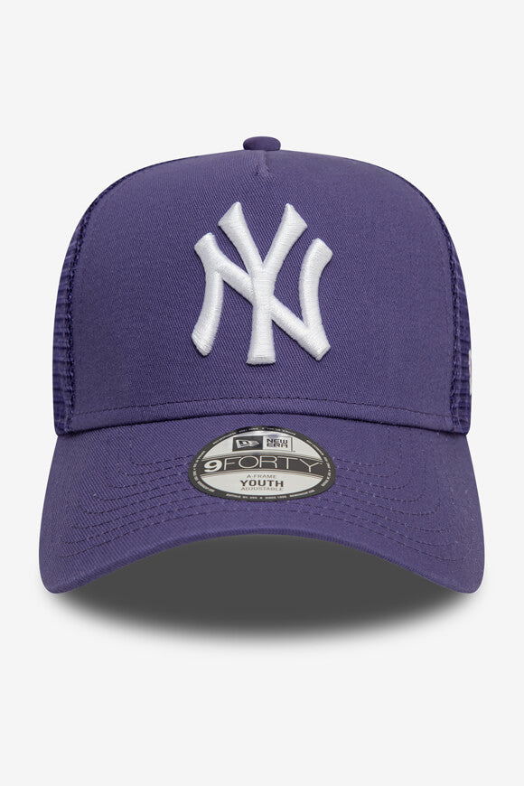 Casquette trucker / snapback - Purple + White