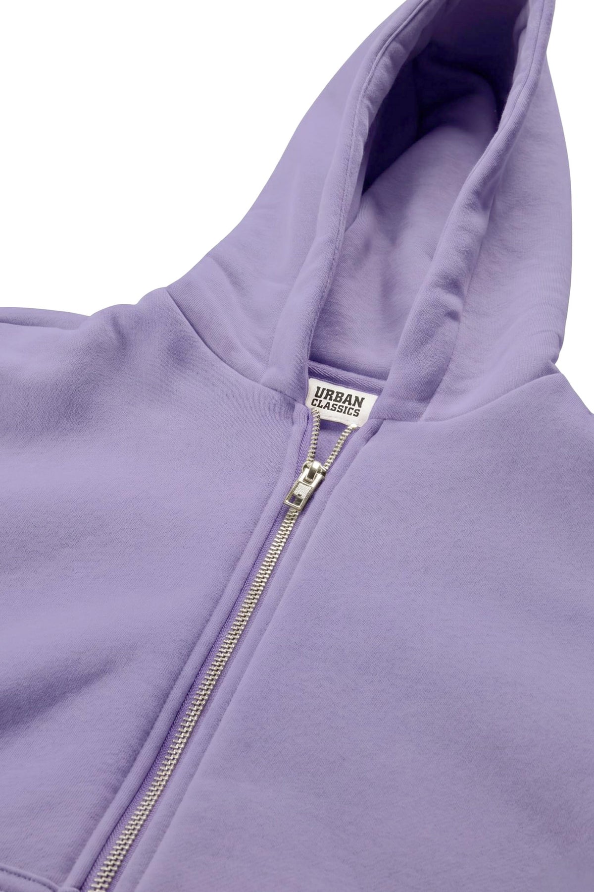 Fluffy Kapuzensweatjacke - Electriclilac