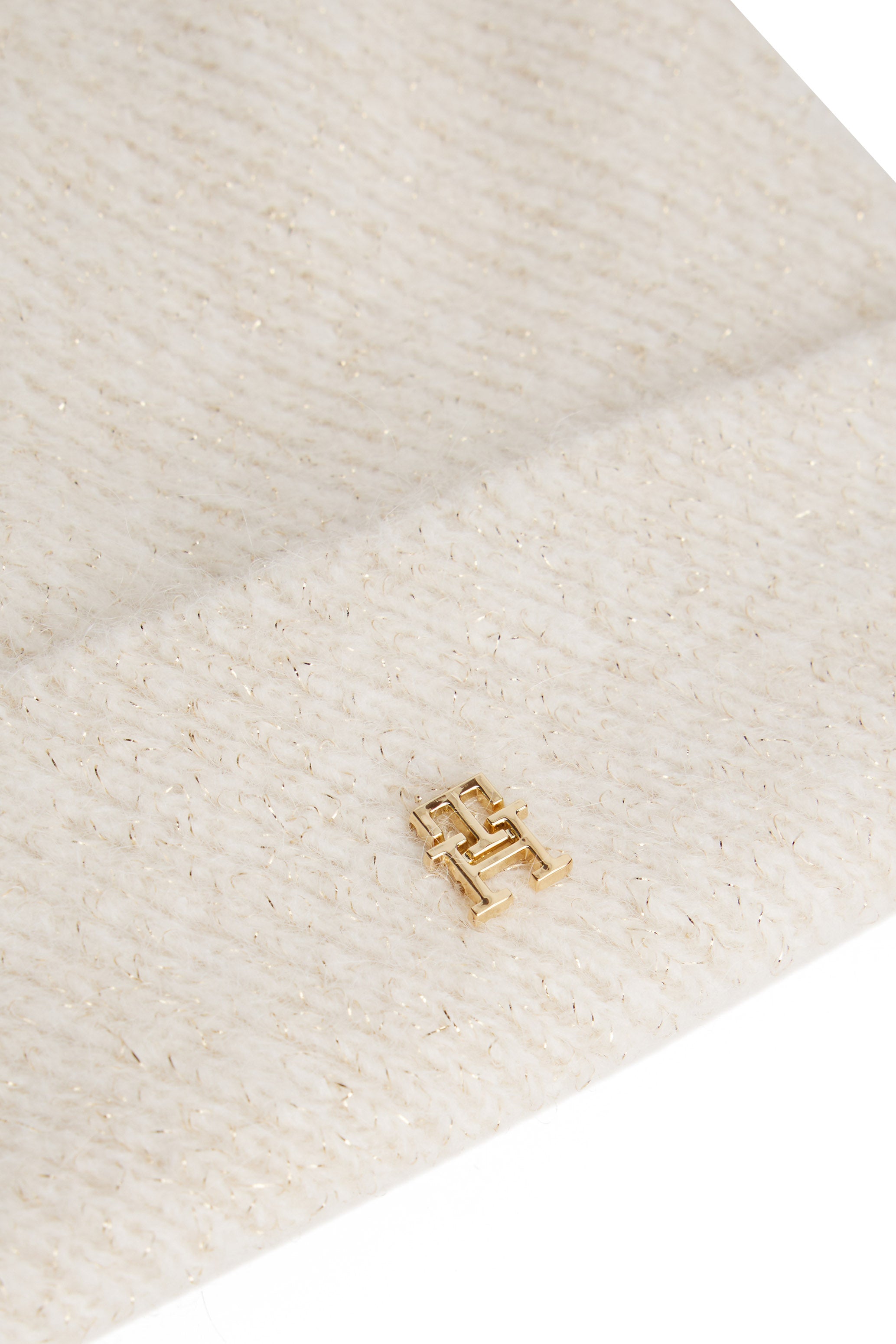 Pom-Beanie - Ivory Silk