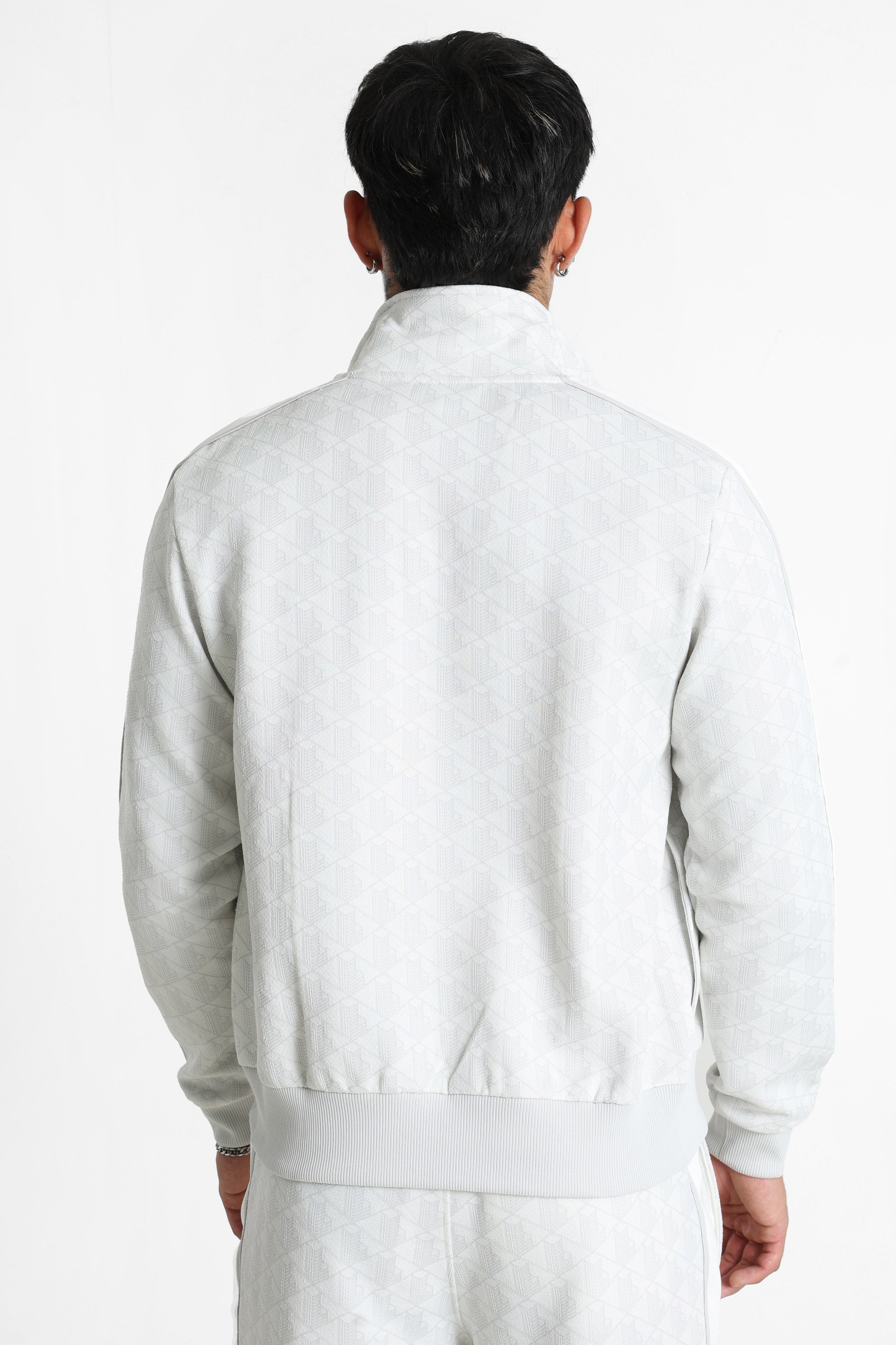 Track jacket - Grey + White