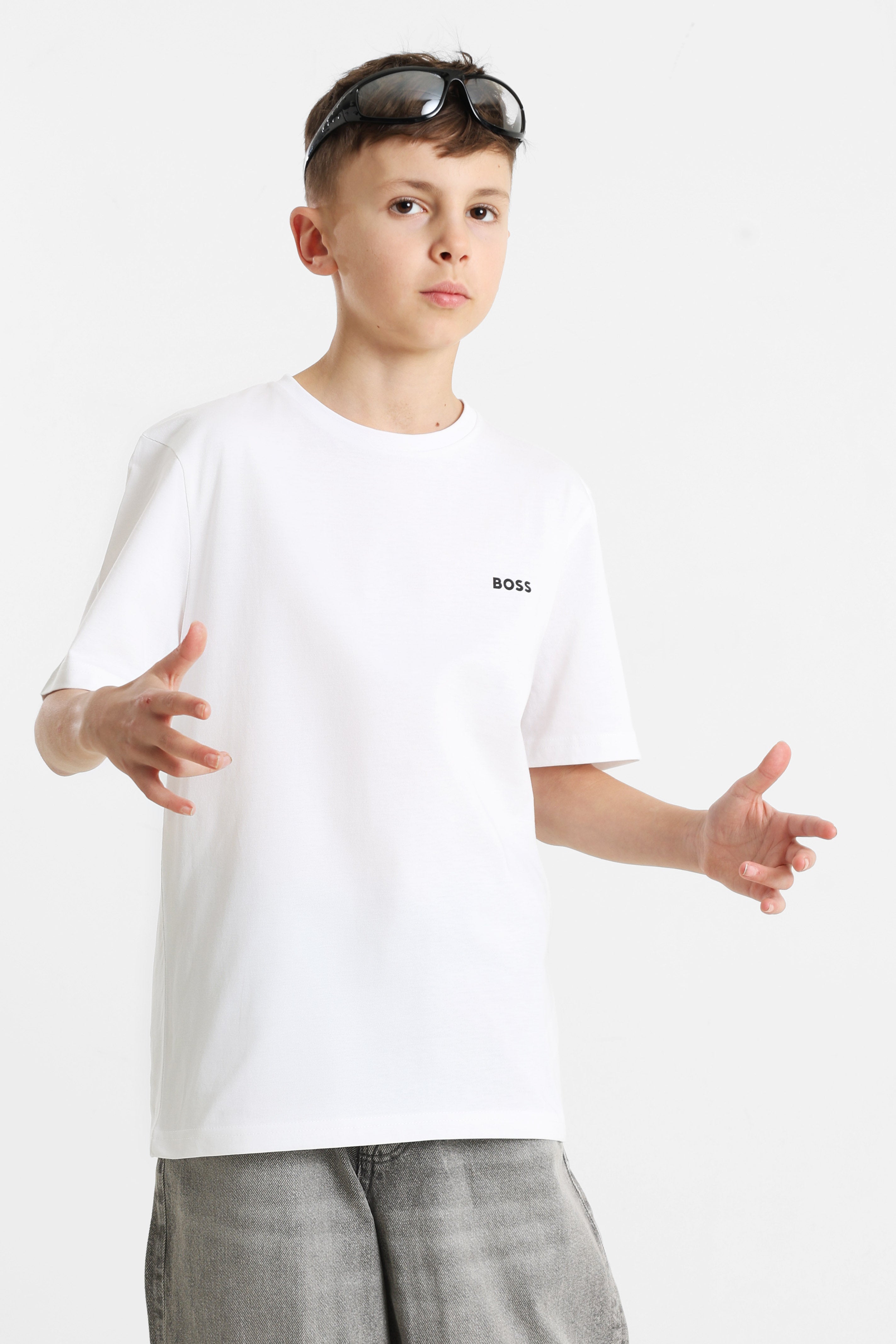 T-Shirt - White + Navy