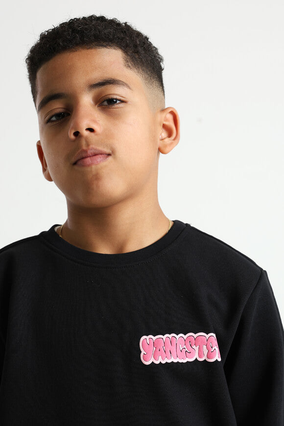 Sweatshirt - Black + Pink