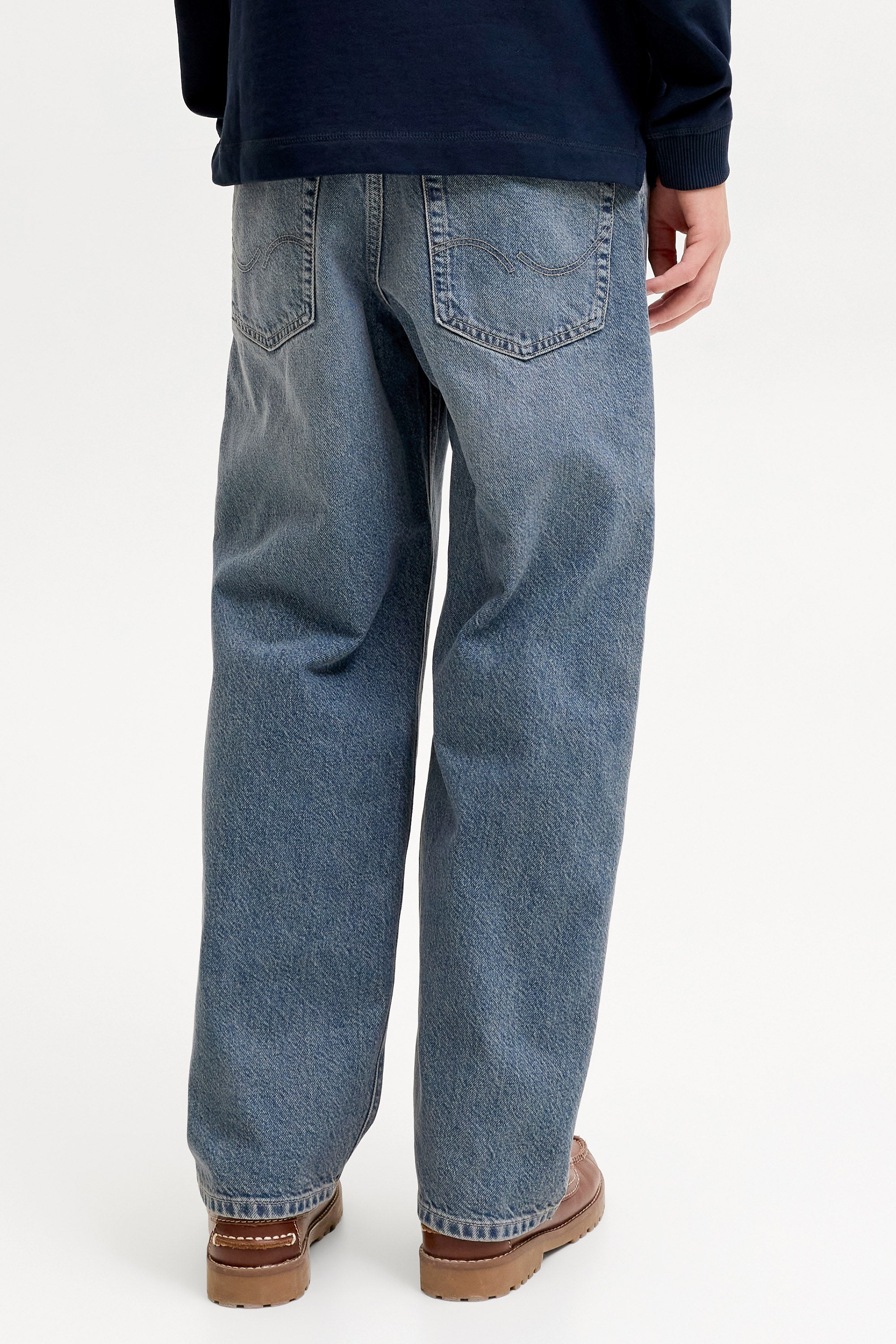 JJIALEX Baggy Fit Jeans - Blue Denim