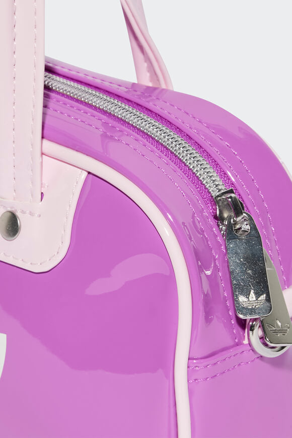 Sac à main / sac à bandoulière en cuir verni Adicolor - Purple Burst + White