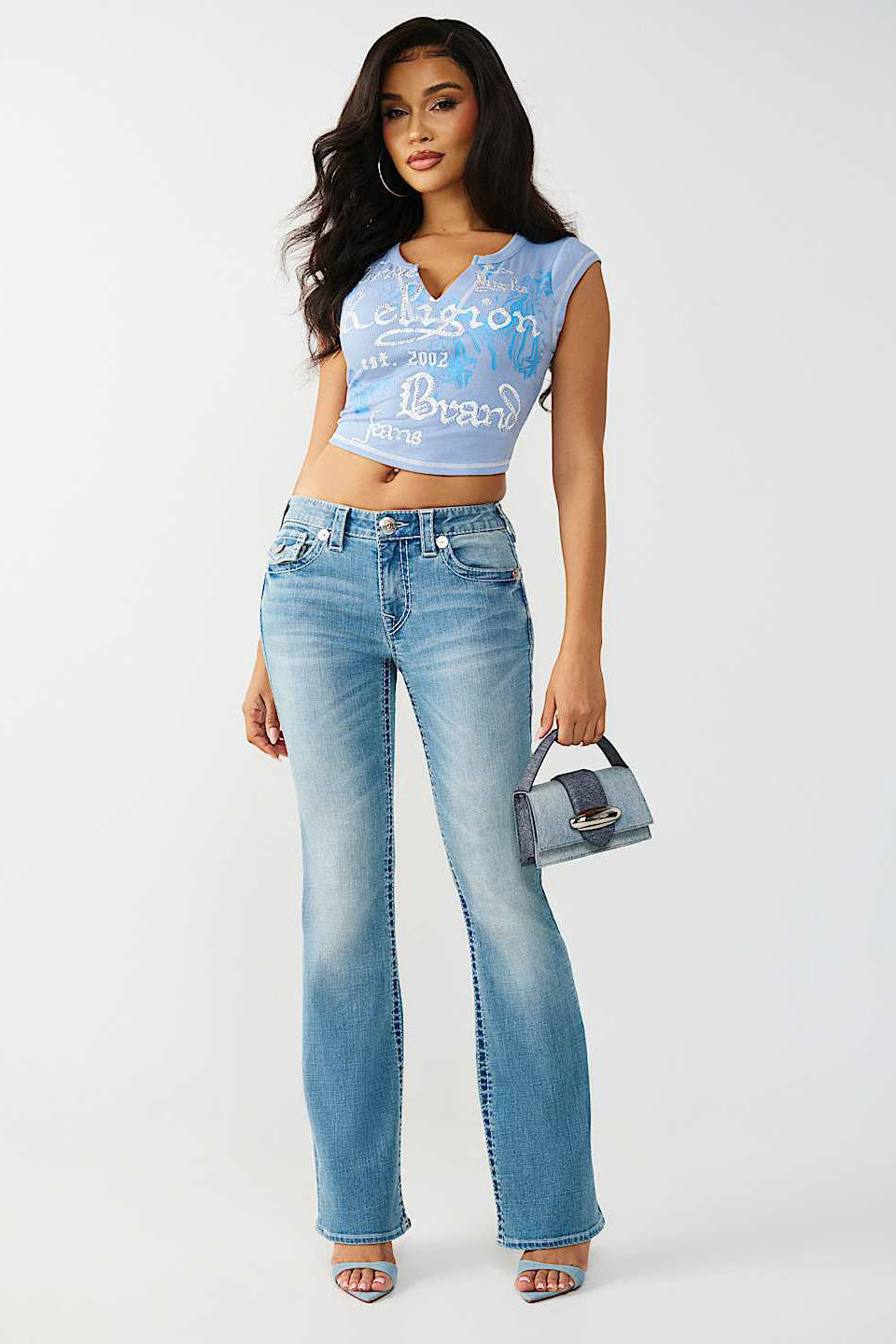 Becca Bootcut Jeans - Low Tide