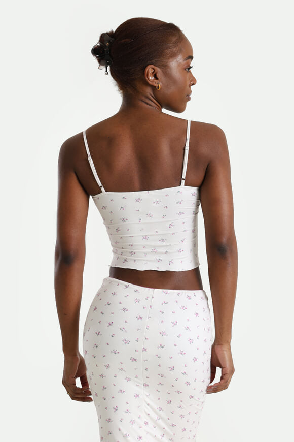 Top con cinturino - crema