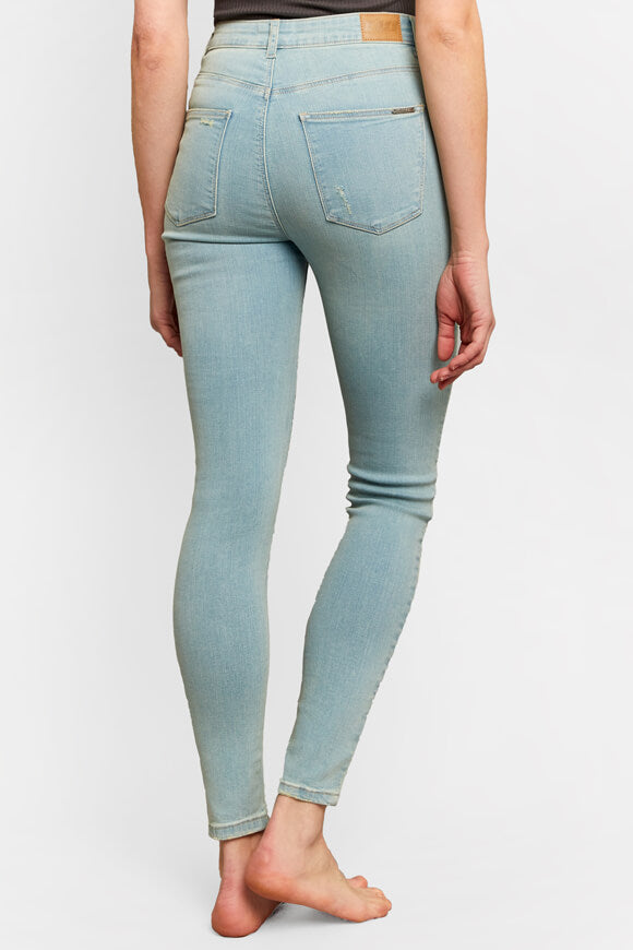 High Waist Skinny Jeans - Blue Used