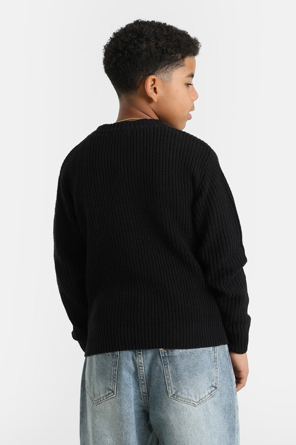 Strickpullover - Schwarz