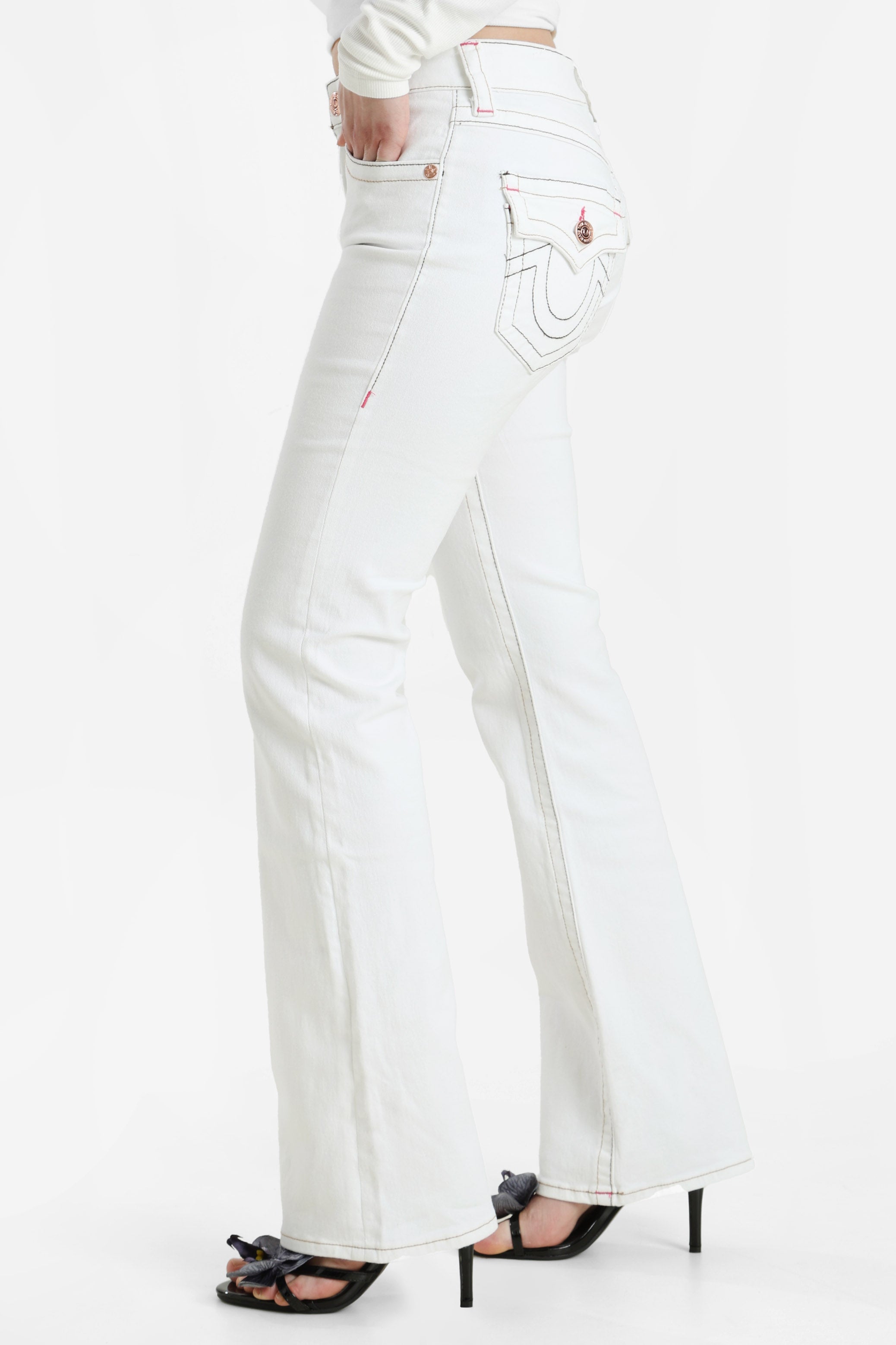 Becca Bootcut Jeans - Brilliant White