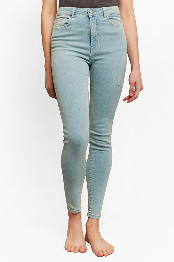High Waist Skinny Jeans - Blue Used