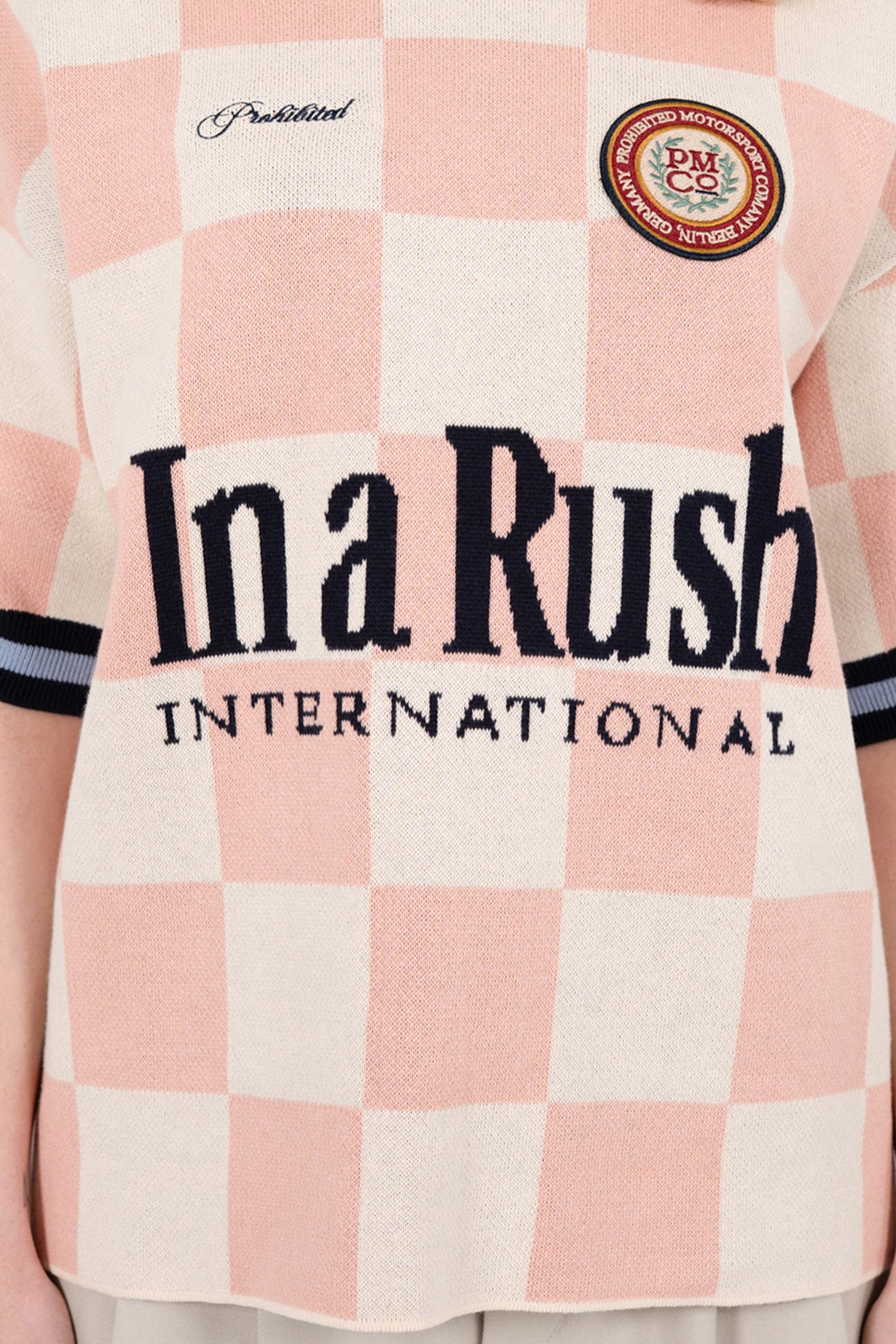 Victory t-shirt en tricot - Rose