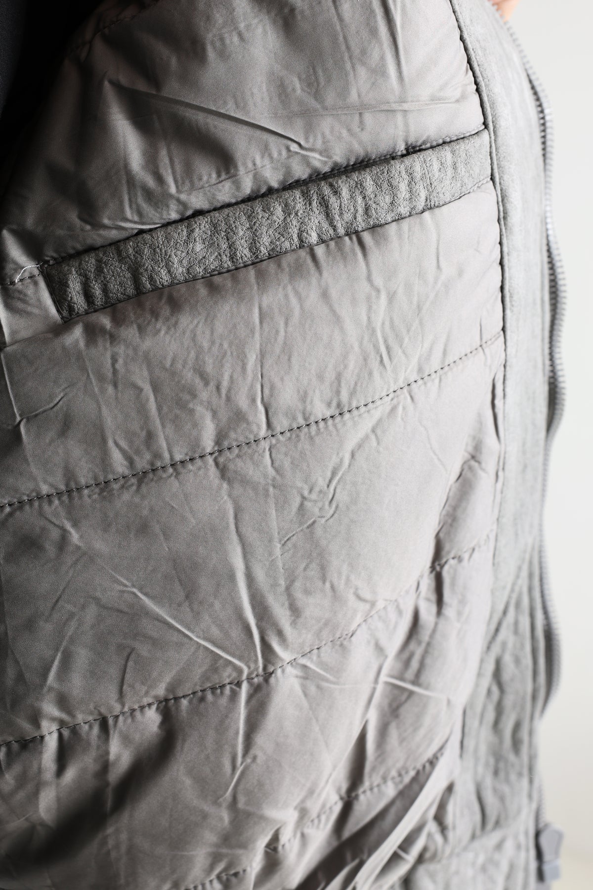 Wattierte Jacke - Grey