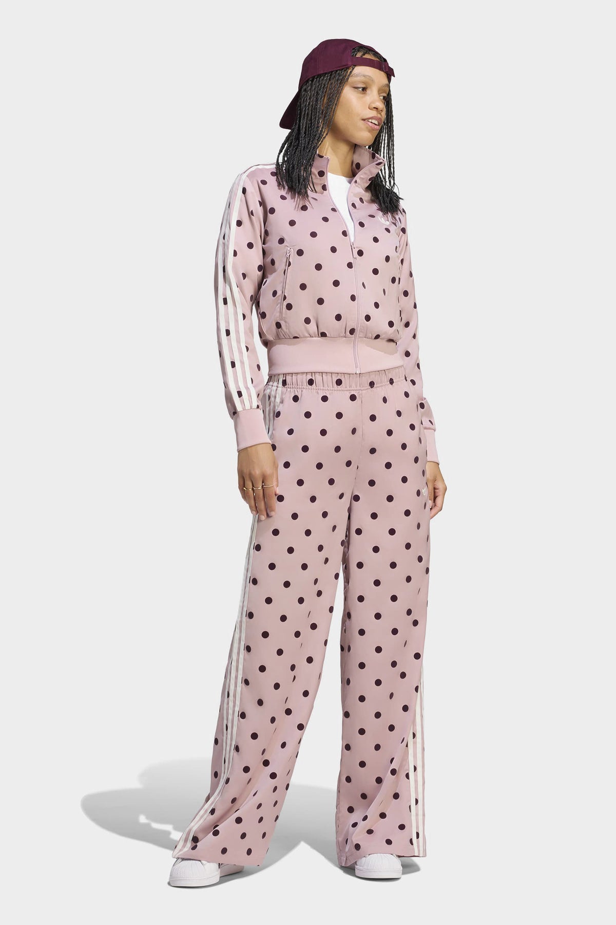 Veste de survêtement satinée - Dual Lilac