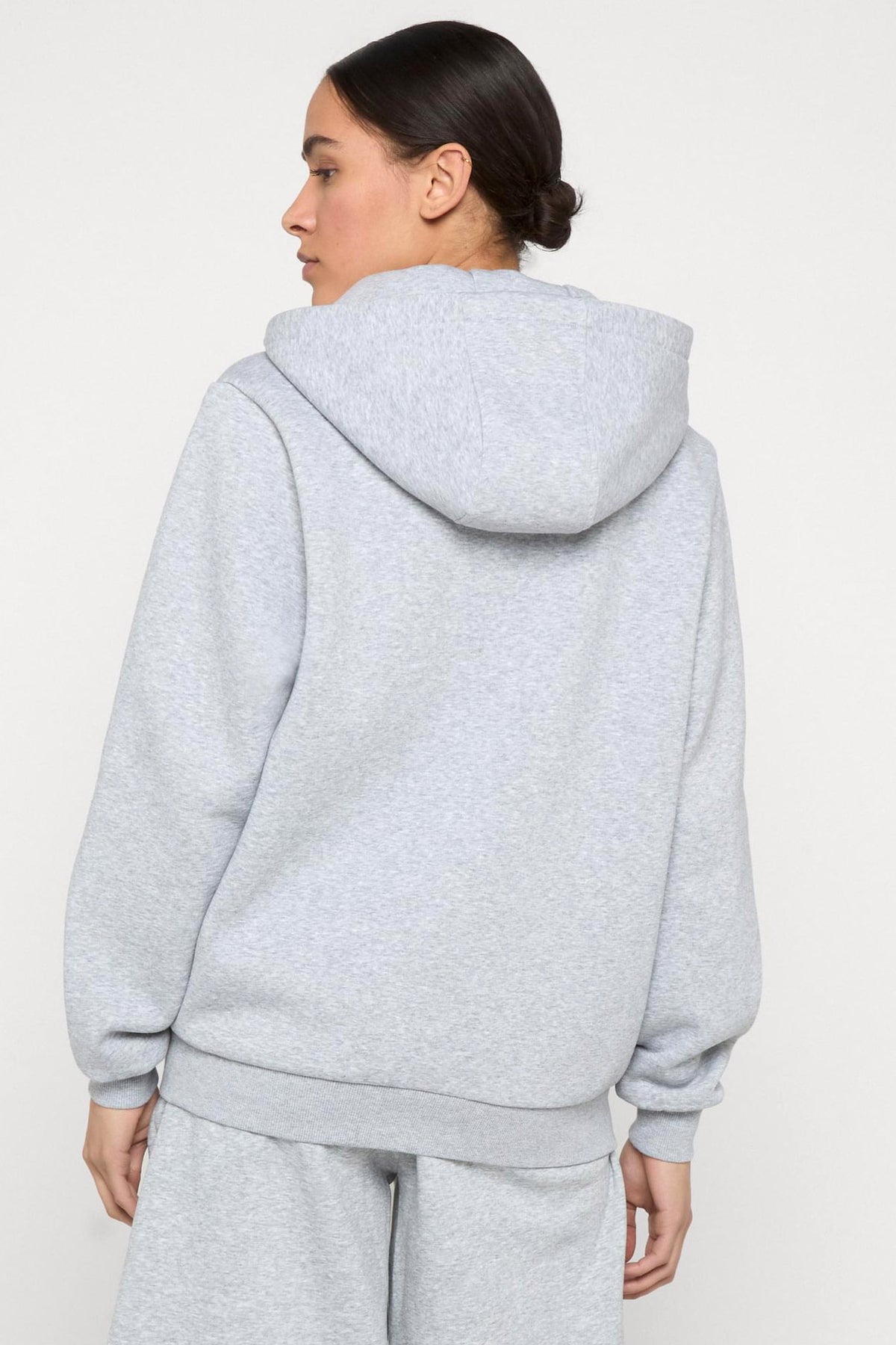 Kapuzensweatjacke - Heather Gray