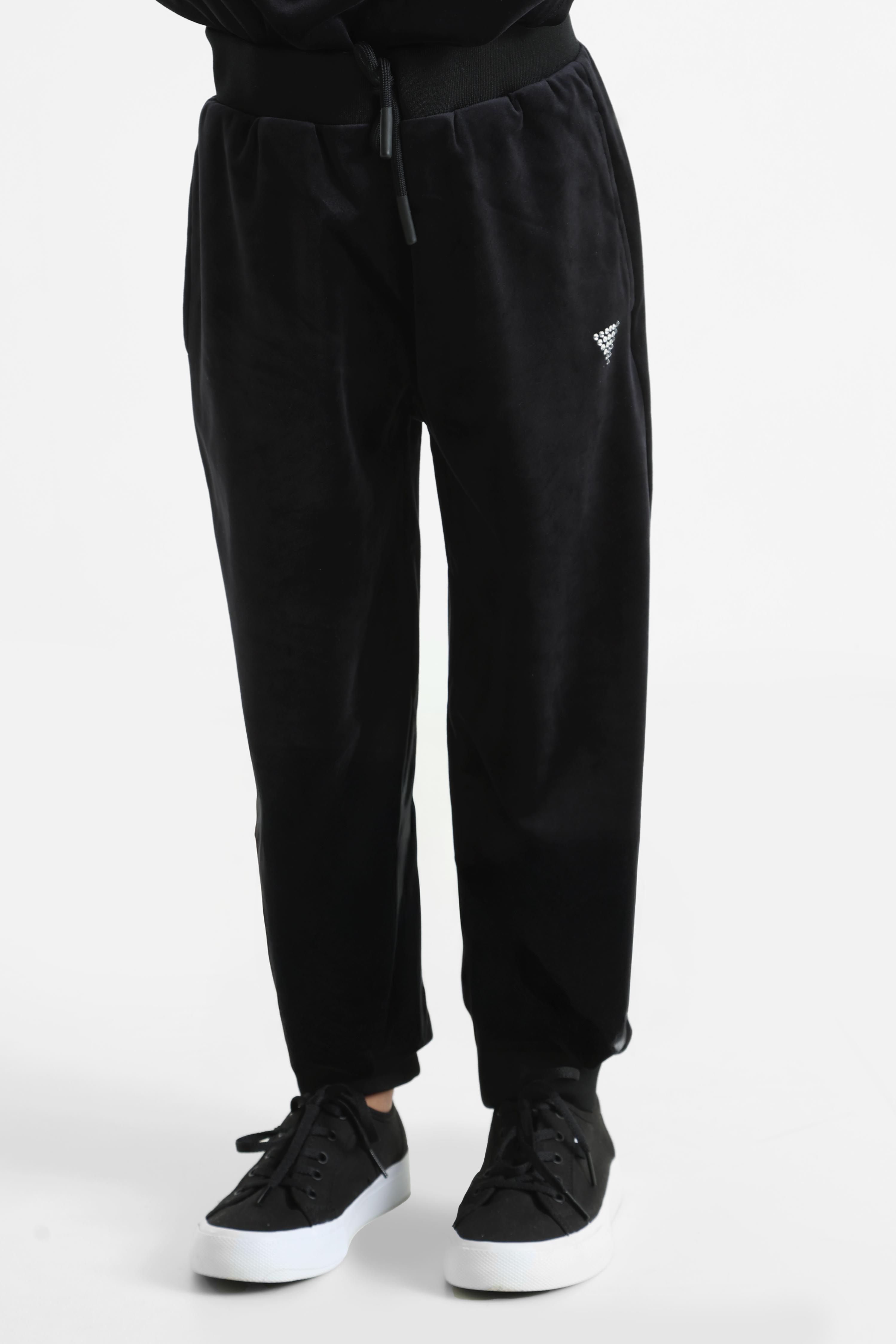 Pantaloni in velluto - Jet Black