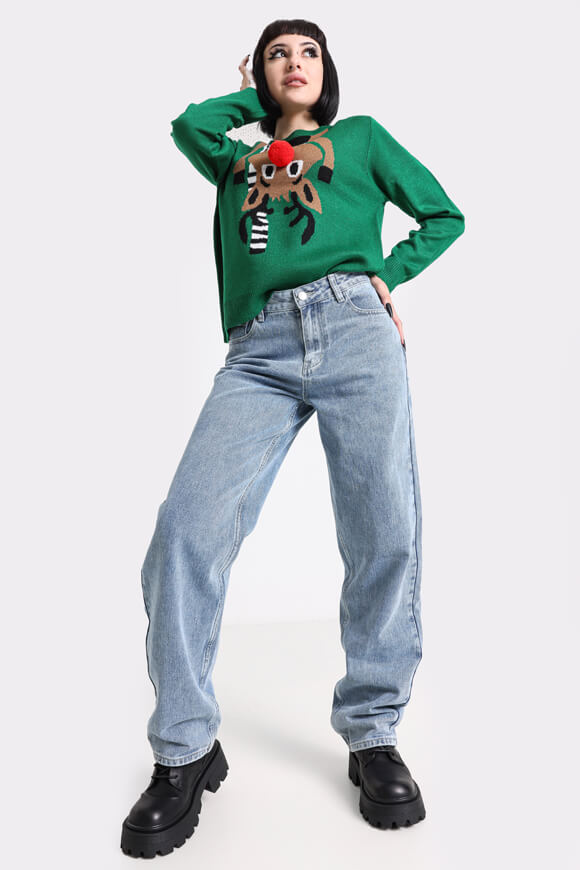 Maglione di Natale in maglia - Green Jacket