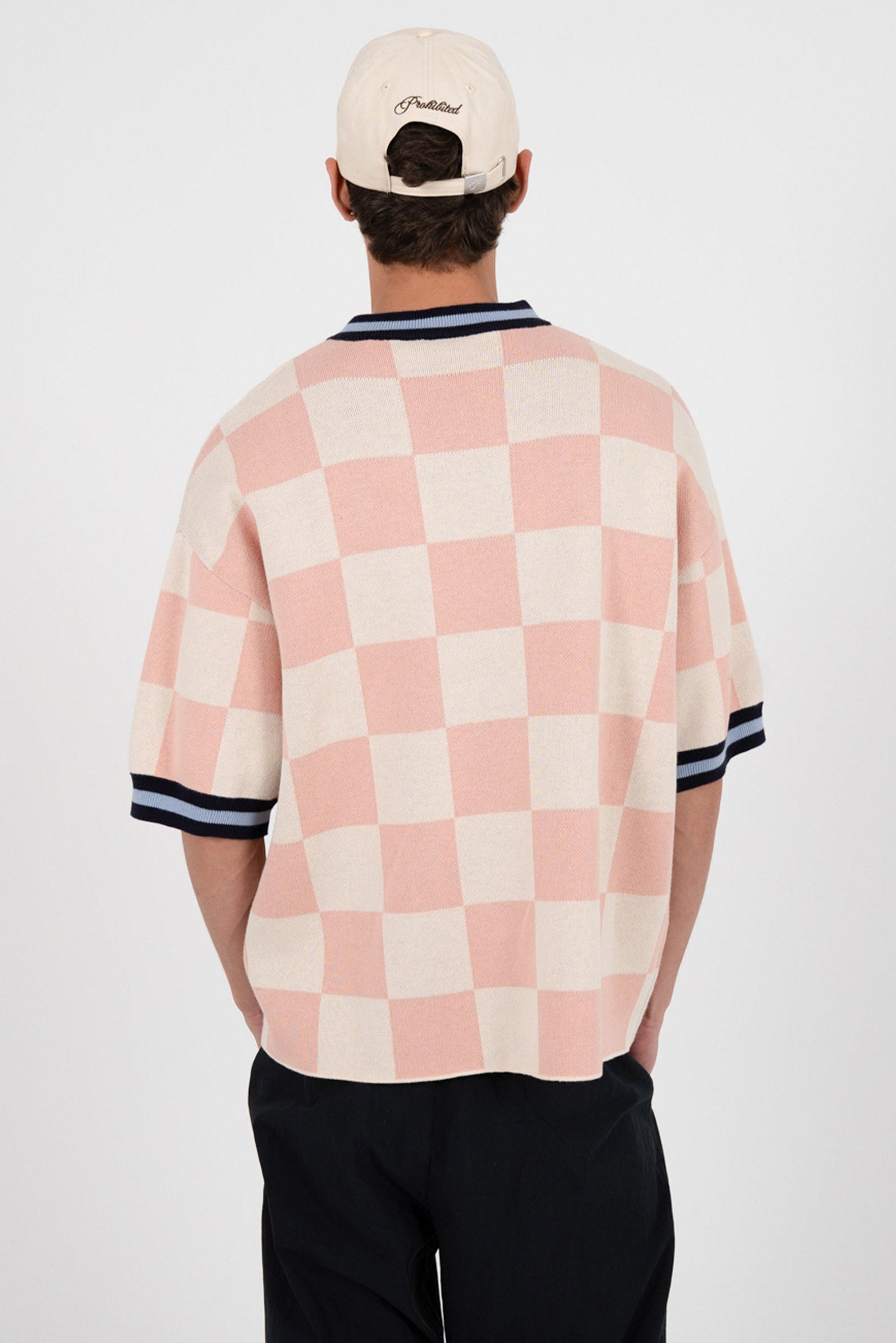 Victory t-shirt en tricot - Rose