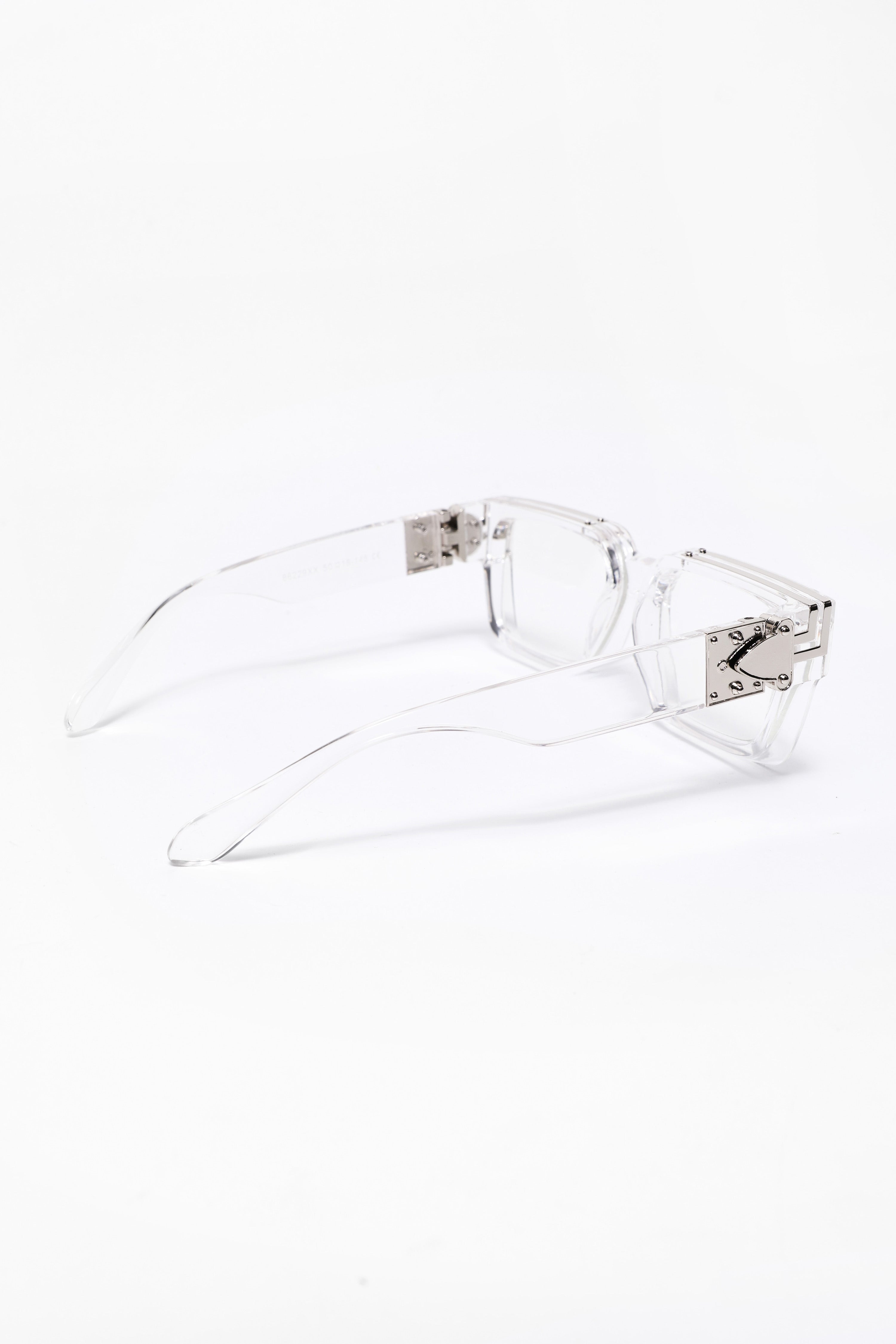 Brille - Clear + Silver