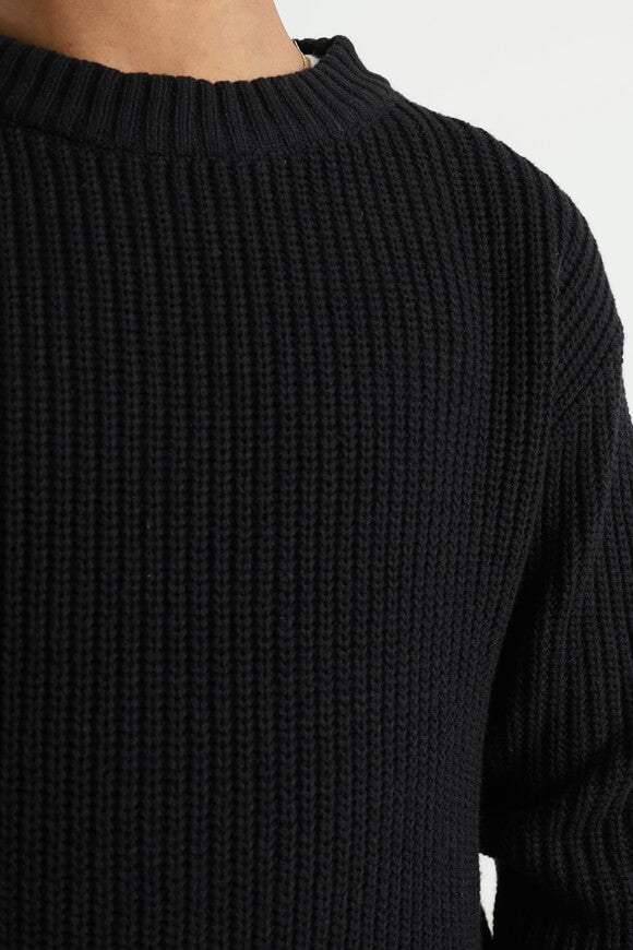 Strickpullover - Schwarz