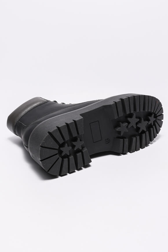 Platform winter ankle boot - Black