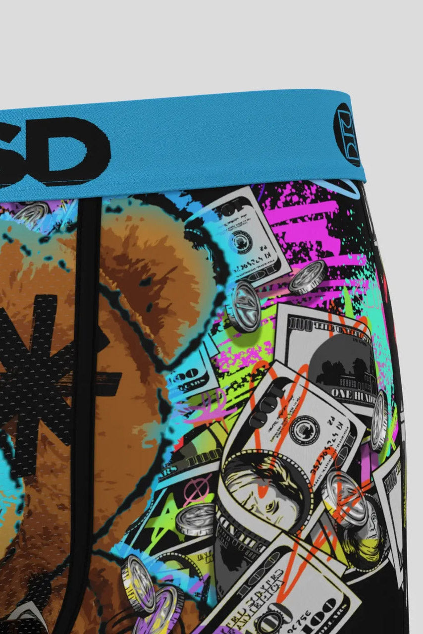 Money Hype boxer - Blue + Multicolor