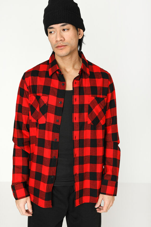 Karohemd - Rot + Schwarz