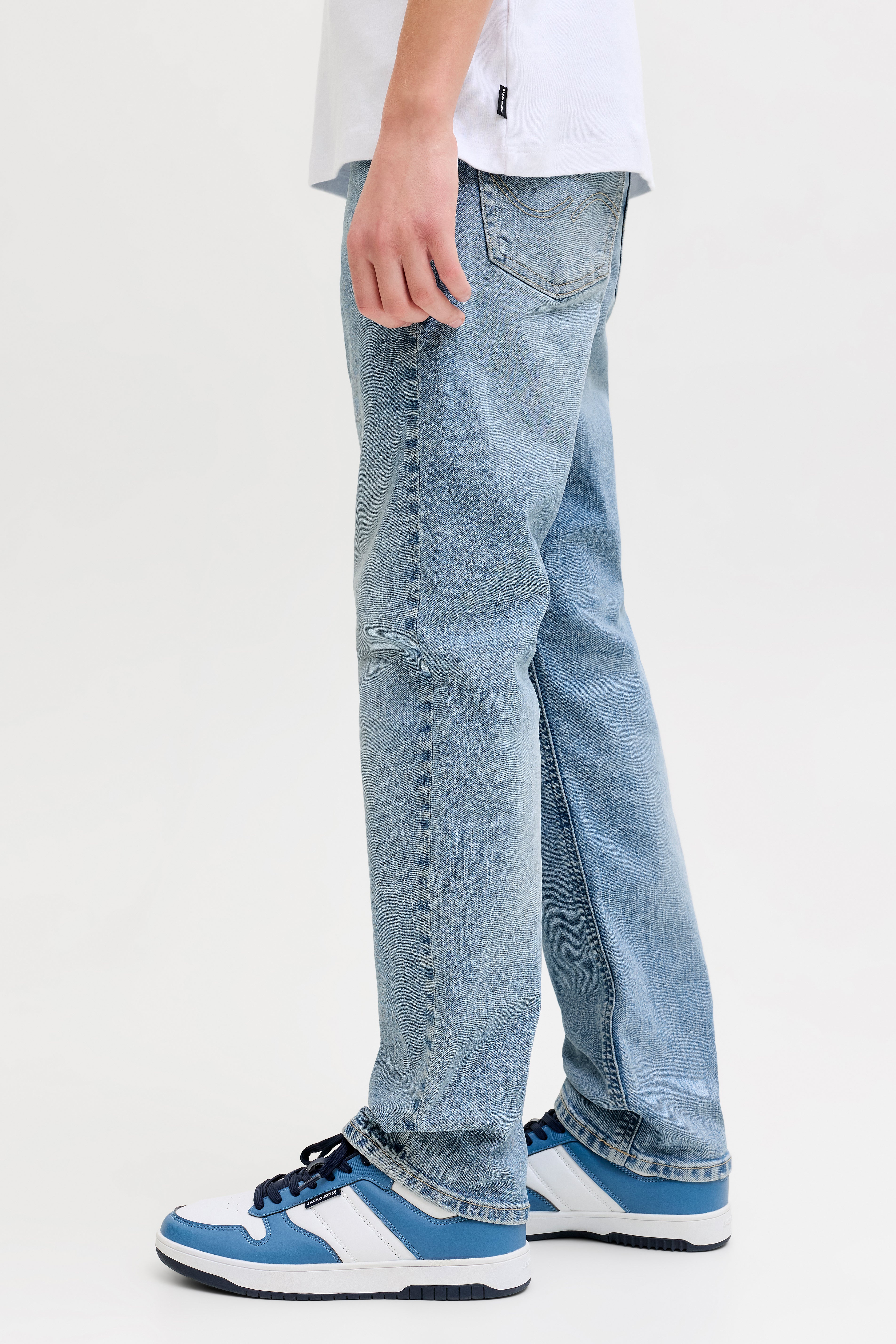 JJICLARK Regular Fit Jeans - Light Blue Denim