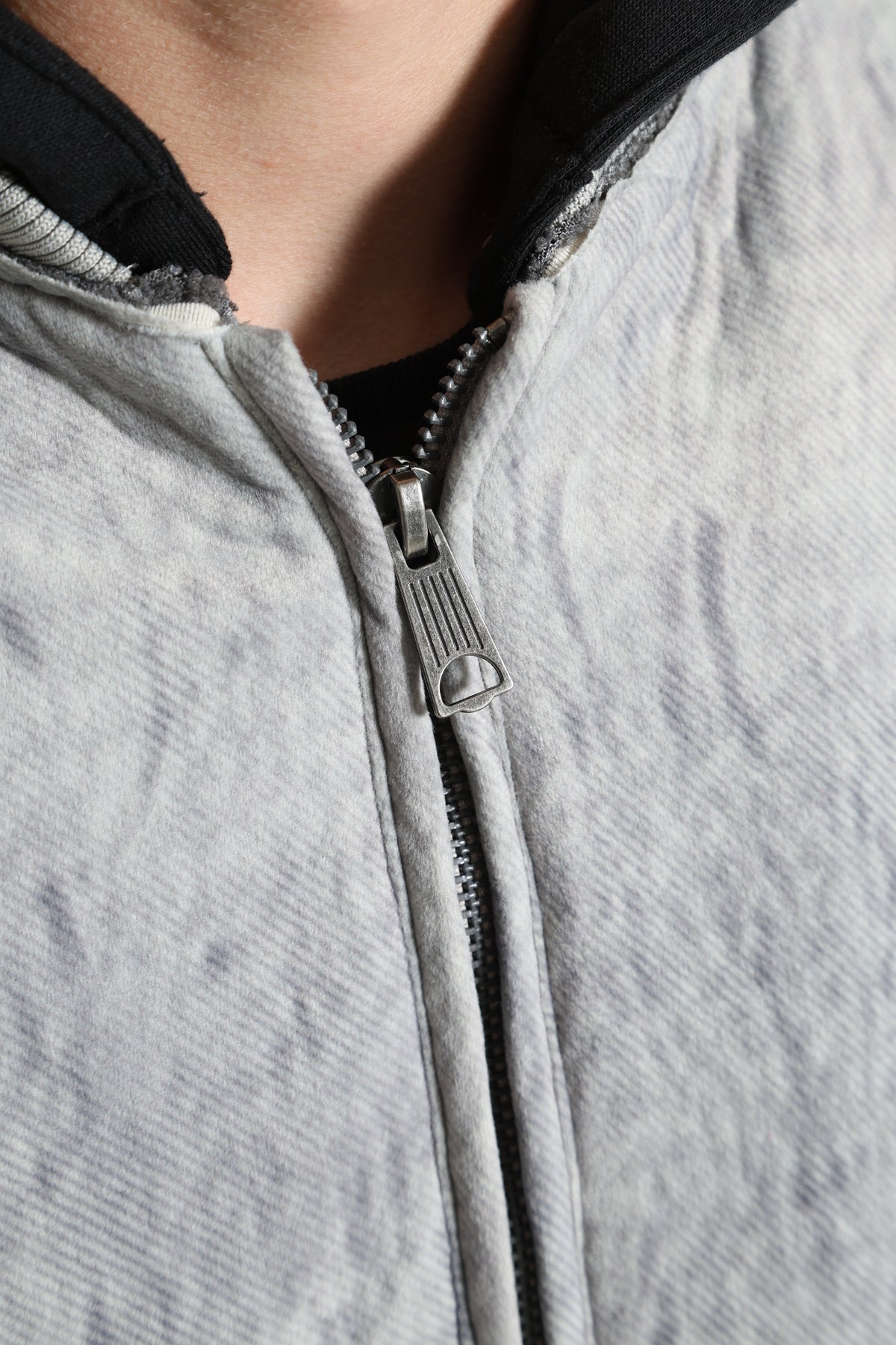 Veste bomber ouatée - Grey + Black