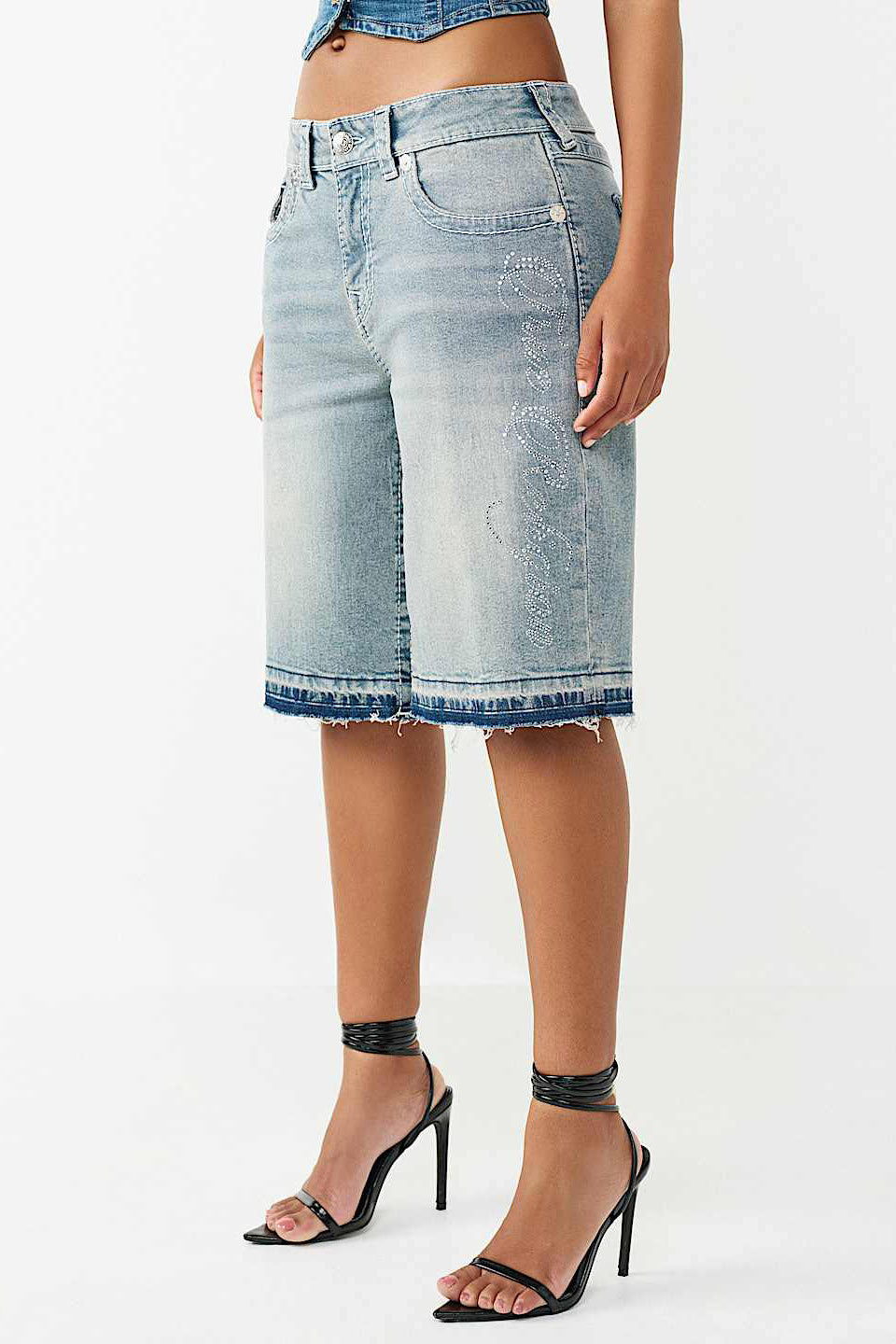JESSIE denim bermuda shorts - Lazy Shine
