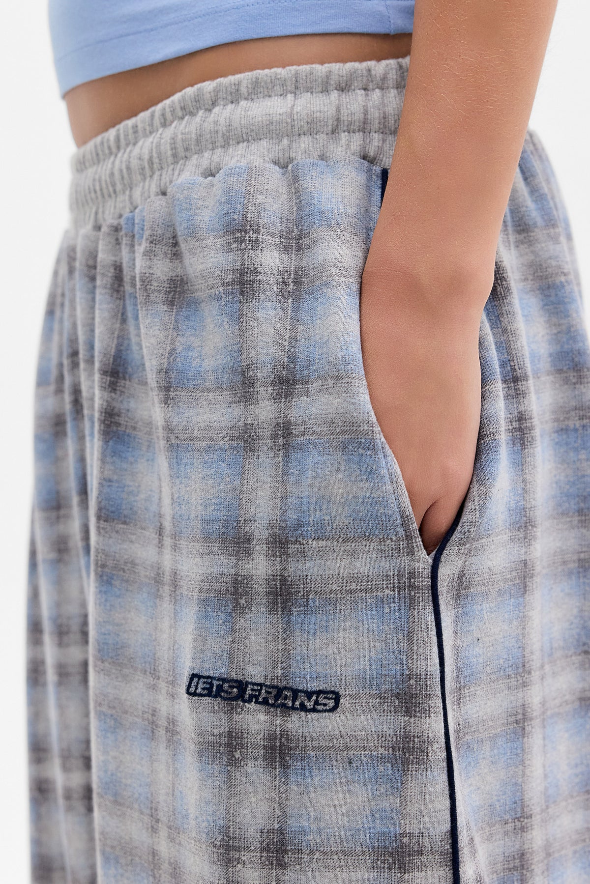 Pantaloni in felpa - Grey + Blue