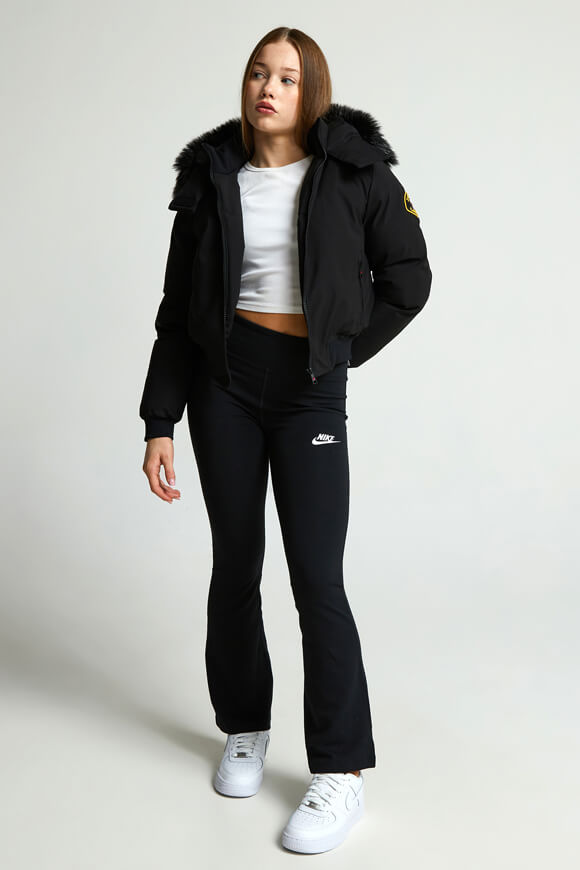 Arabella Wattierte Bomberjacke - Jet Black