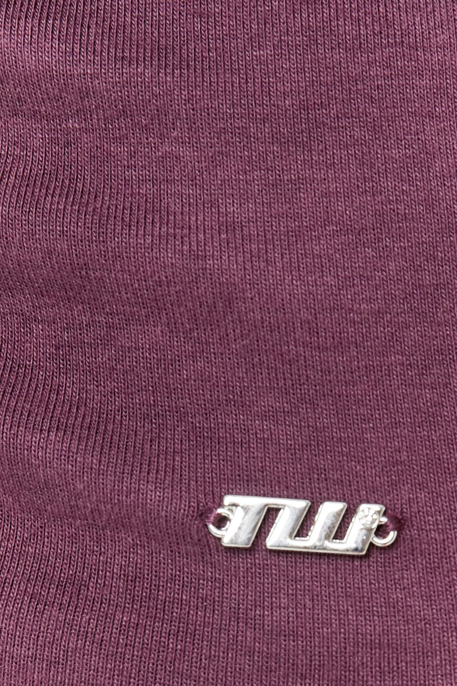 Langarmshirt - Prune Purple