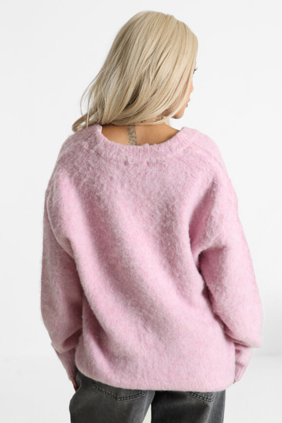 Oversize Strickpullover - Rose