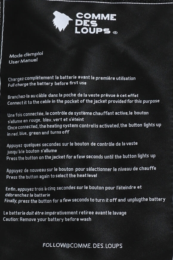 Springs heated lightweight quilted jacket - White