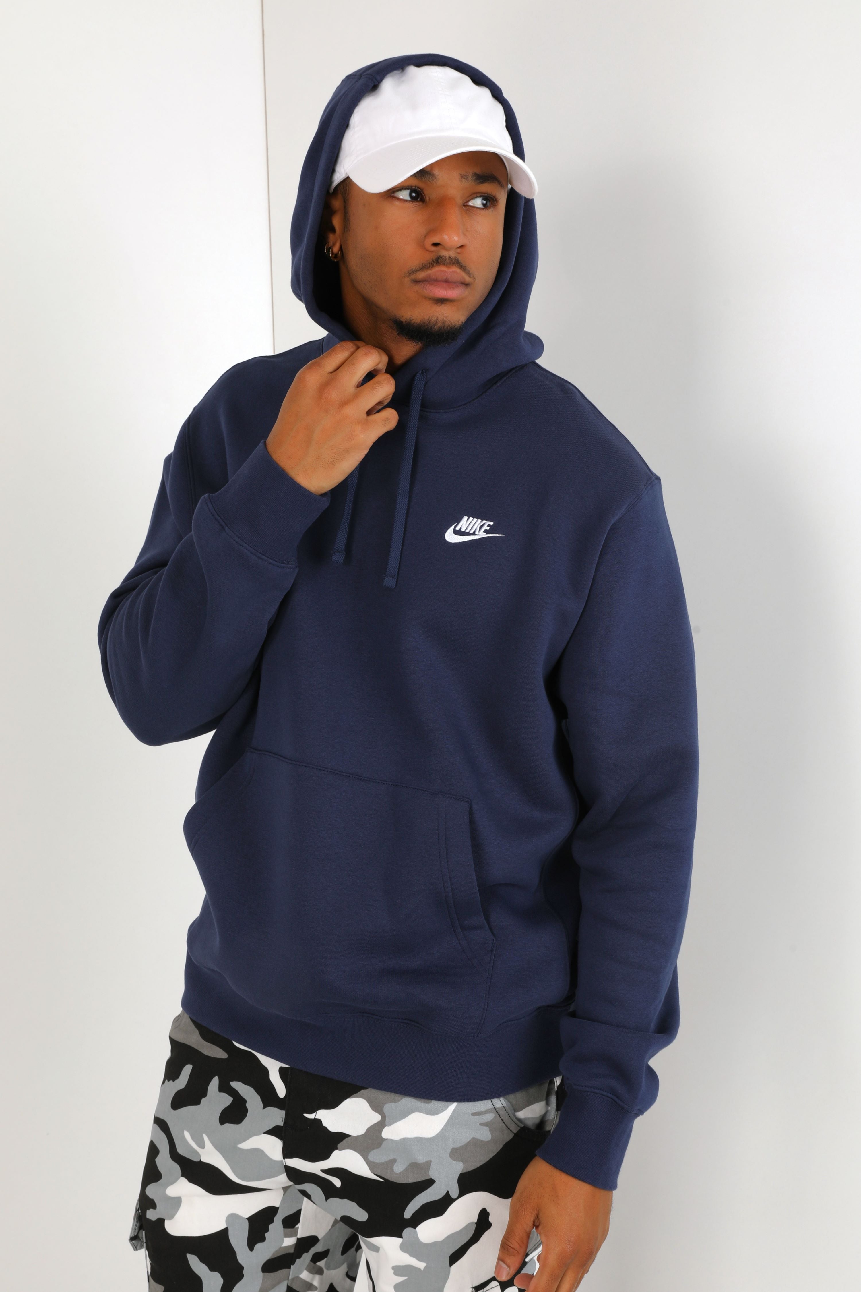 Sportswear Club Fleece Kapuzensweatshirt - Navy