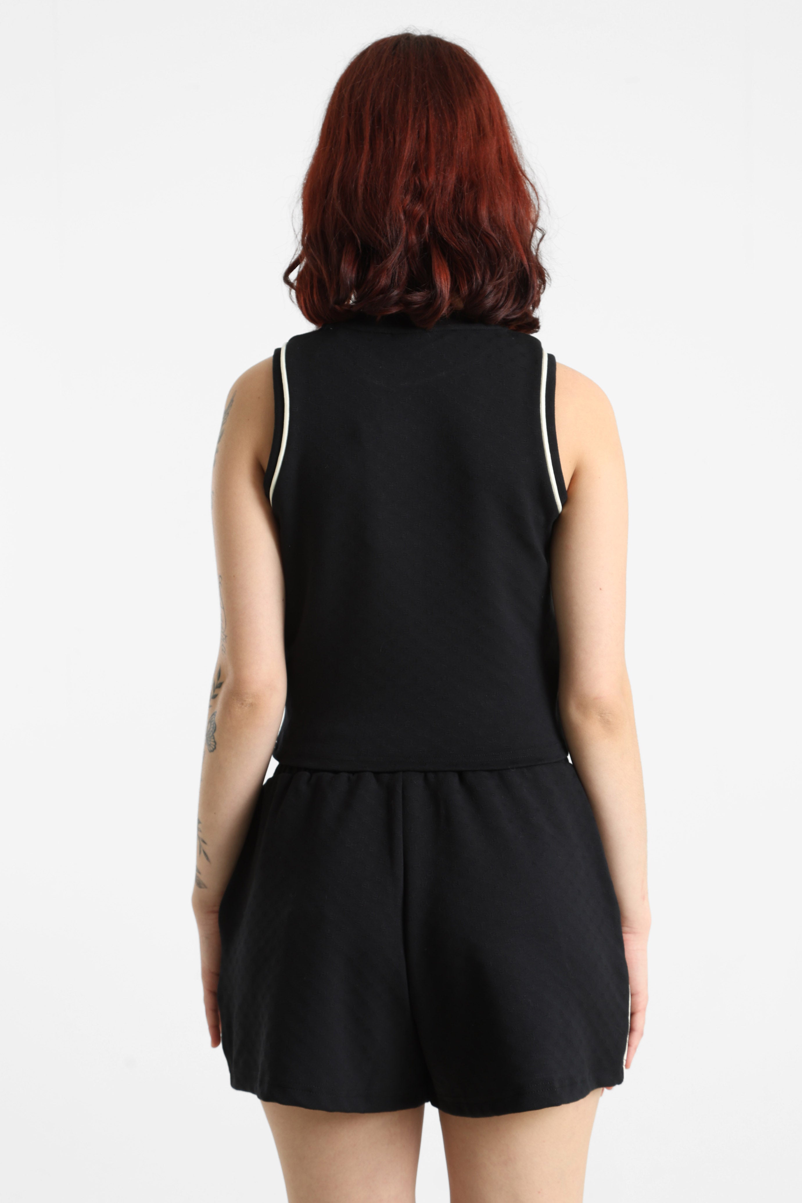 Crop Tanktop - Jet Black