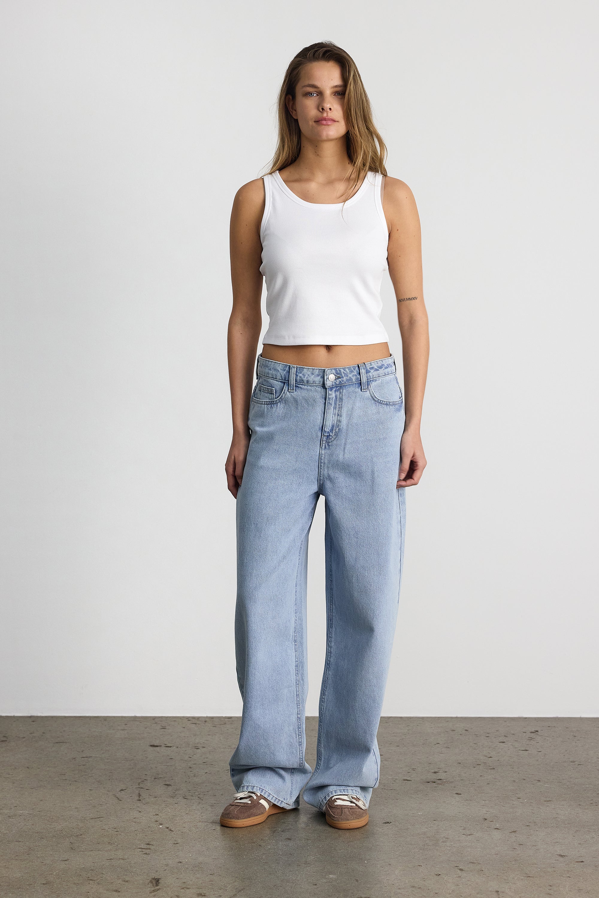 NMALEXA Regular Fit Jeans L34 - Light Blue