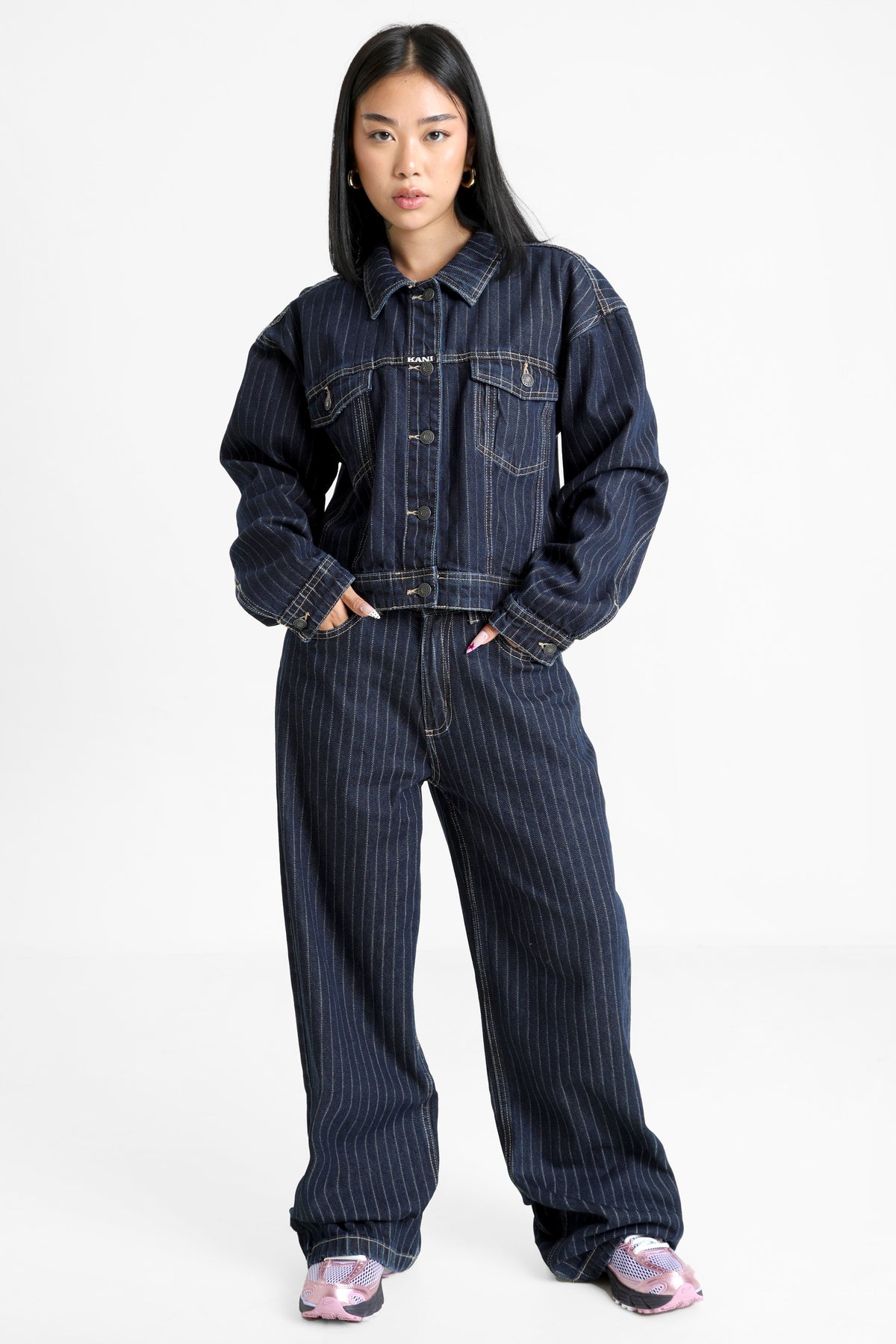 Veste courte en jean - Indigo Blue