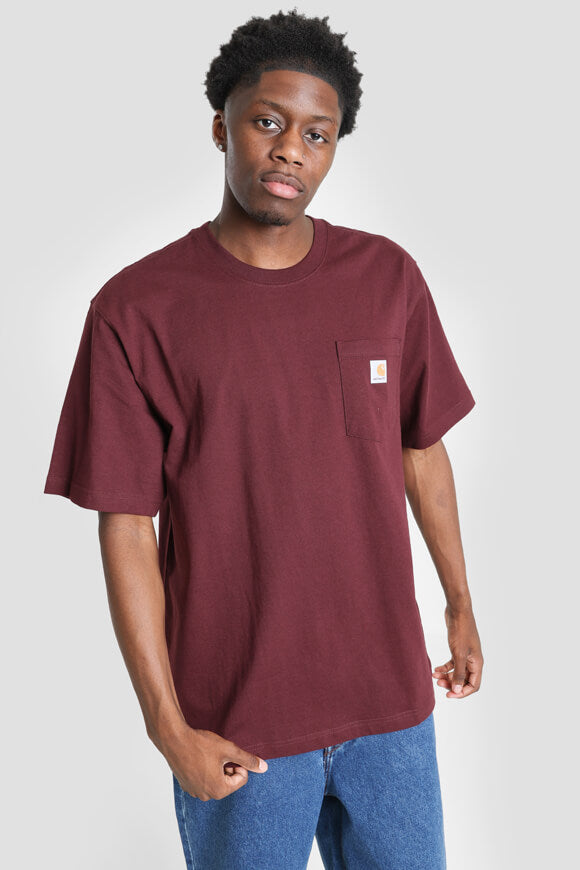 Pocket Oversize T-Shirt - Port