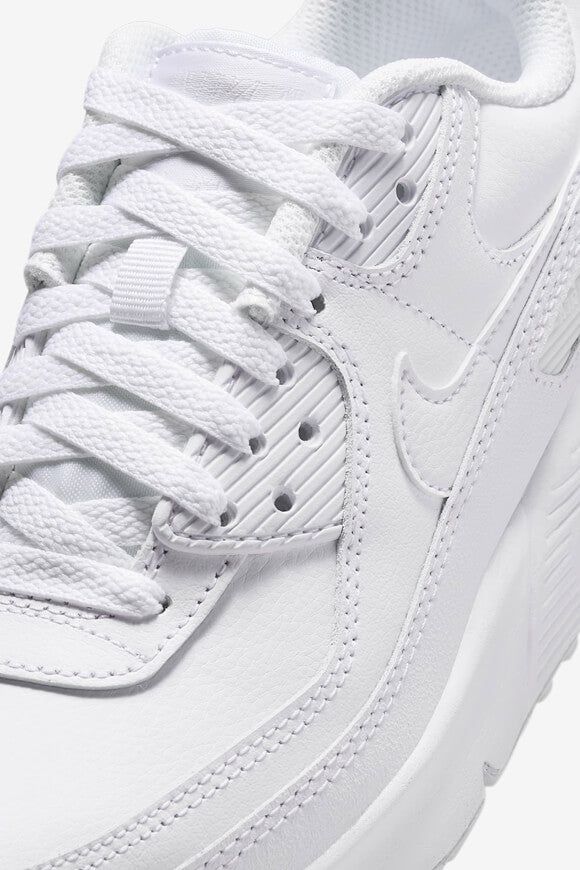 Air Max 90 Sneaker - White + Metallic Silver