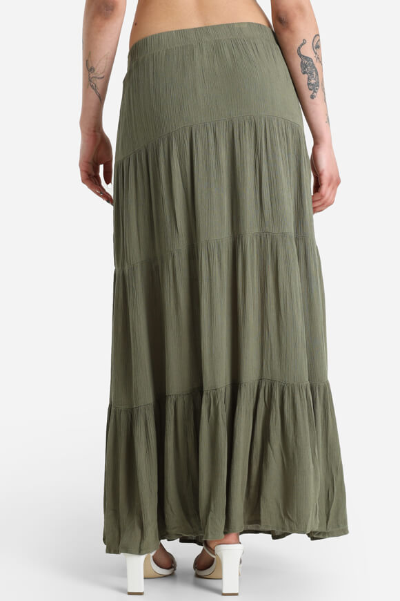 Structured maxi skirt - khaki
