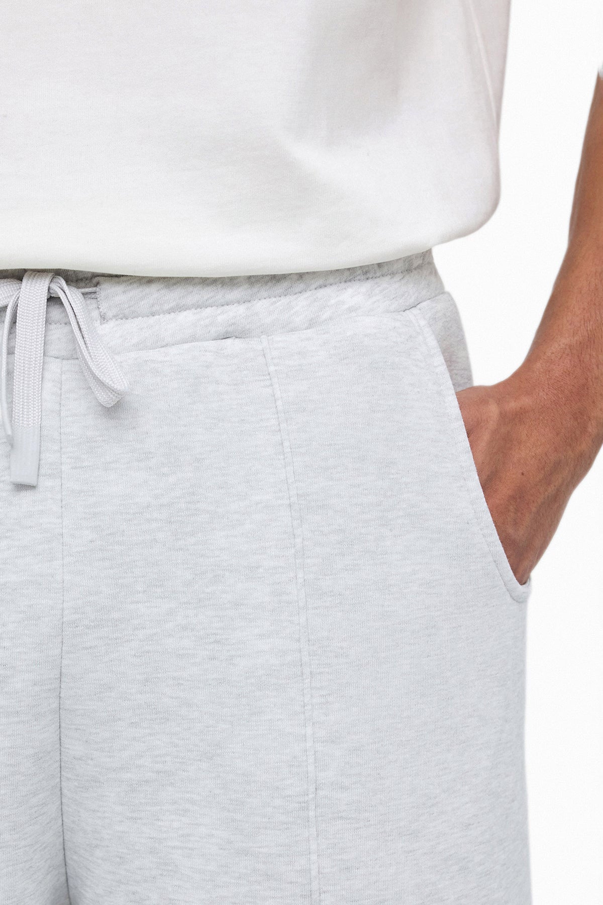 Puff Coeur Sweathose - Light Grey Heather